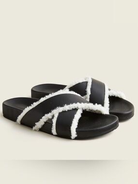 j. crew pacific crossover sherpa sandals